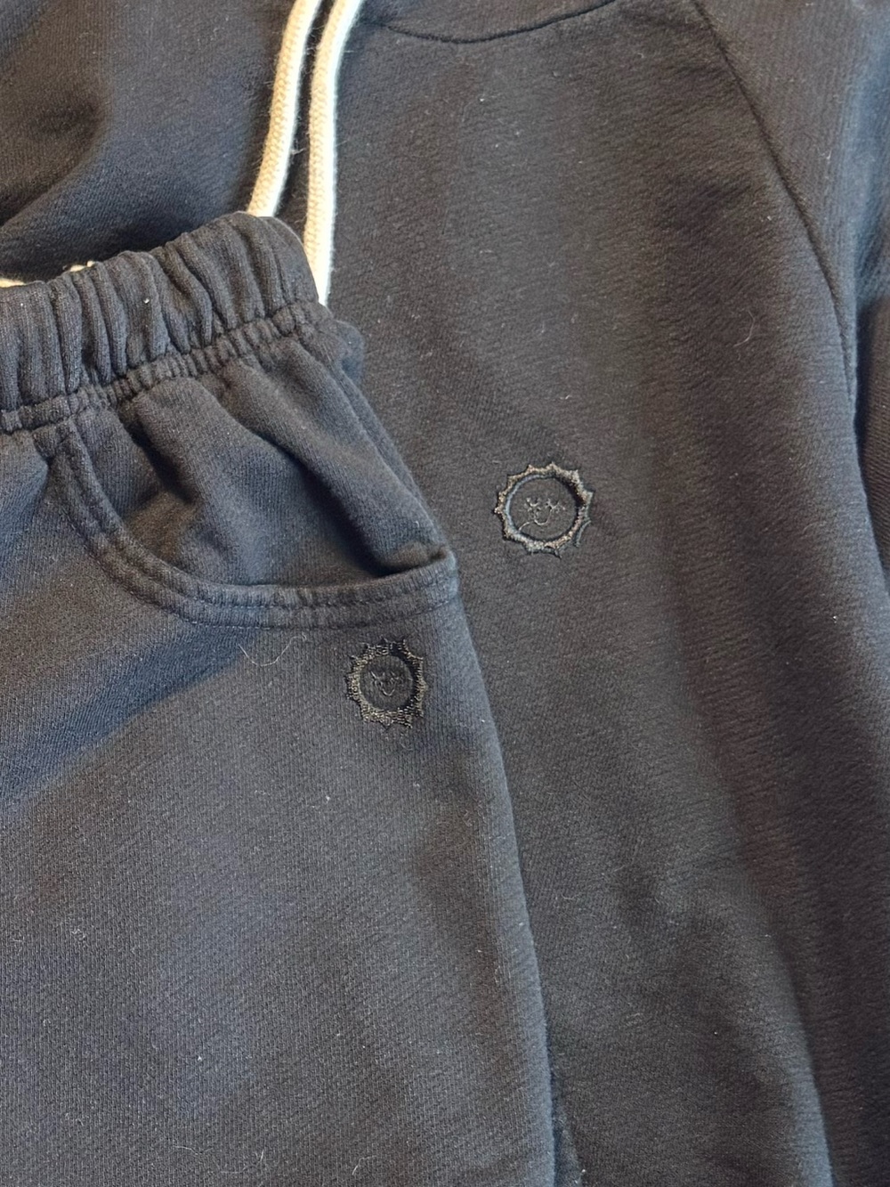 Big Bud Press Classic Sweatpants Joggers(XS) and Hoodie(P) Set Black Unisex - Picture 3 of 14